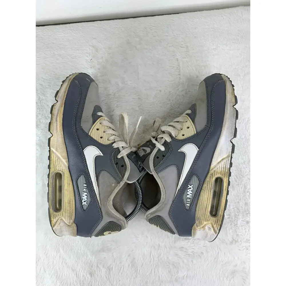 Nike Air Max 90 Sneakers 724821-003 Gray Youth Size 6